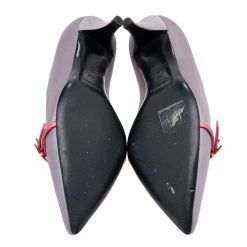 Hermes Grey Satin Lauren Pumps Size 37 For Women -Deals Hermes Store luxury women hermes used shoes p605102 008