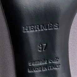 Hermes Grey Satin Lauren Pumps Size 37 For Women -Deals Hermes Store luxury women hermes used shoes p605102 009