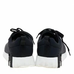 Hermes Black/Navy Blue Suede And Neoprene Bouncing Sneakers Size 38 For Women -Deals Hermes Store luxury women hermes used shoes p605811 005