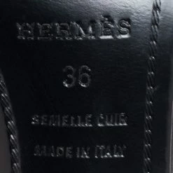 Hermes Gold/Black Leather And Suede Premiere Ankle-Strap Sandals Size 36 For Women -Deals Hermes Store luxury women hermes used shoes p608802 007