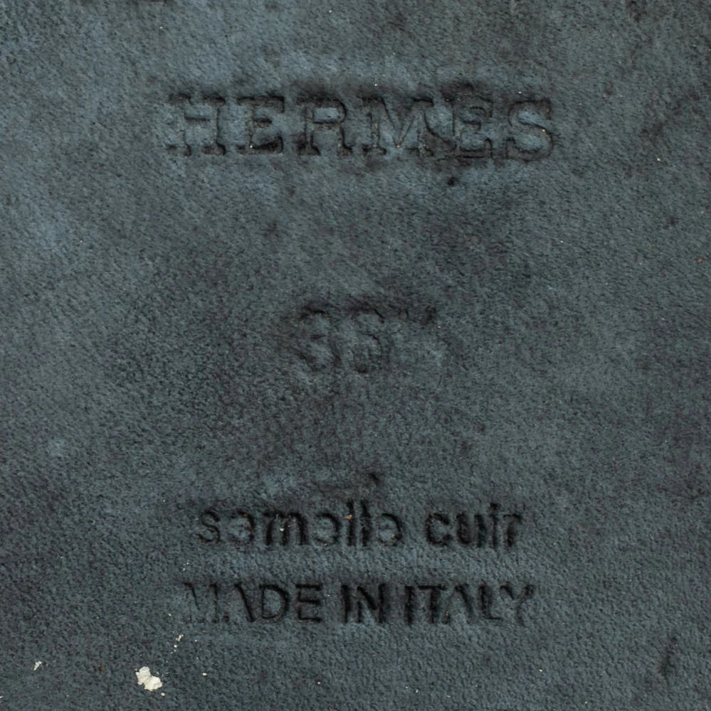 Hermes Multicolor Canvas Oran Sandals Size 36.5 For Women 10 Hermes Multicolor Canvas Oran Sandals Size 36.5 For Women - Image 8