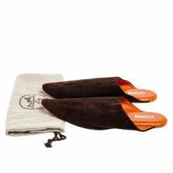 Hermes Hermès Brown Suede Pointed Toe Mule Size 39 For Women -Deals Hermes Store luxury women hermes used shoes p612531 009