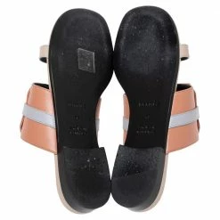 Hermes Multicolor Leather Avenue Flats Size 37 For Women -Deals Hermes Store luxury women hermes used shoes p614513 005