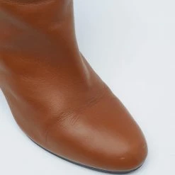 Hermes Brown Leather Joueuse Ankle Boots Size 37.5 For Women 17 Hermes Brown Leather Joueuse Ankle Boots Size 37.5 For Women -Deals Hermes Store luxury women hermes used shoes p621994 004
