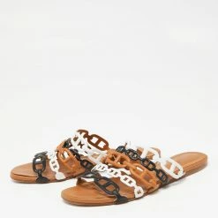 Hermes Multicolor Leather Thalassa Flats Size 37 For Women -Deals Hermes Store luxury women hermes used shoes p623153 009