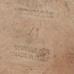 Hermes Brown Leather Oran Flat Sandals Size 41 For Women -Deals Hermes Store luxury women hermes used shoes p623273 003