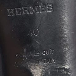 Hermes Black Leather View Slide Sandals Size 40 For Women 18 Hermes Black Leather View Slide Sandals Size 40 For Women -Deals Hermes Store luxury women hermes used shoes p625443 002