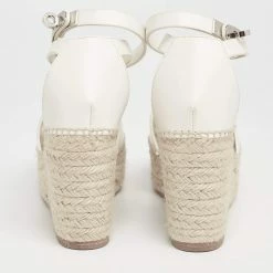 Hermes White Leather Espadrille Wedge Sandals Size Size 36 For Women 14 Hermes White Leather Espadrille Wedge Sandals Size Size 36 For Women -Deals Hermes Store luxury women hermes used shoes p626366 002