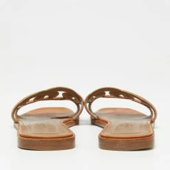 Hermes Brown Leather Aloha Sandals Size 38.5 For Women 16 Hermes Brown Leather Aloha Sandals Size 38.5 For Women -Deals Hermes Store luxury women hermes used shoes p629039 009