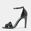 Hermes Black Patent Premiere Ankle Strap Sandals Size 39.5 For Women -Deals Hermes Store luxury women hermes used shoes p629534 001