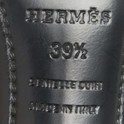 Hermes Black Patent Premiere Ankle Strap Sandals Size 39.5 For Women -Deals Hermes Store luxury women hermes used shoes p629534 002