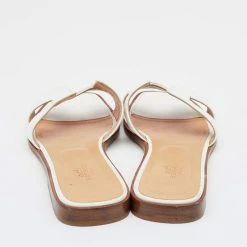 Hermes White Leather Oran Flats Size 38 For Women 14 Hermes White Leather Oran Flats Size 38 For Women -Deals Hermes Store luxury women hermes used shoes p631614 1650917834 004