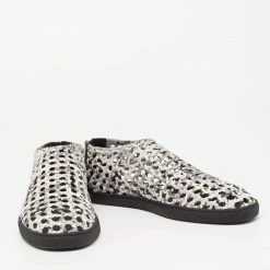 Hermes Tricolor Woven Leather Oxygene Low Top Sneakers Size 39 For Women -Deals Hermes Store luxury women hermes used shoes p641239 004