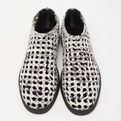 Hermes Tricolor Woven Leather Oxygene Low Top Sneakers Size 39 For Women -Deals Hermes Store luxury women hermes used shoes p641239 005