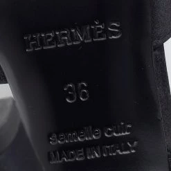 Hermes Black Satin Ankle Strap Sandals Size 36 For Women -Deals Hermes Store luxury women hermes used shoes p647666 009