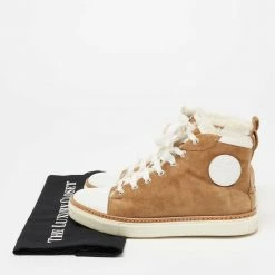 Hermes Brown/White Suede And Leather Sneakers Size 37.5 For Women 19 Hermes Brown/White Suede And Leather Sneakers Size 37.5 For Women -Deals Hermes Store luxury women hermes used shoes p648243 001