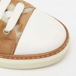 Hermes Brown/White Suede And Leather Sneakers Size 37.5 For Women 17 Hermes Brown/White Suede And Leather Sneakers Size 37.5 For Women -Deals Hermes Store luxury women hermes used shoes p648243 008