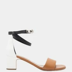 Hermes Tricolor Leather Manege Ankle Wrap Sandals Size For Women