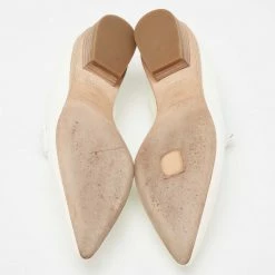 Hermes Off White Patent Leather Loafers Size 40 For Women -Deals Hermes Store luxury women hermes used shoes p652401 007