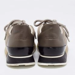 Hermes Tri Color Fabric, Suede And Leather Miles Low-Top Sneakers Size 37 For Women -Deals Hermes Store luxury women hermes used shoes p653202 001