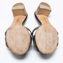 Hermes Black Leather Oasis Block Heel Slide Sandals Size 38 For Women 16 Hermes Black Leather Oasis Block Heel Slide Sandals Size 38 For Women -Deals Hermes Store luxury women hermes used shoes p656815 002