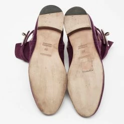 Hermes Purple Suede Neo Ankle Boots Size 38 For Women -Deals Hermes Store luxury women hermes used shoes p656818 007
