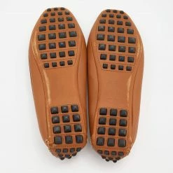 Hermes Brown Leather Liberty Ballet Flats Size 40 For Women -Deals Hermes Store luxury women hermes used shoes p659580 002