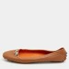 Hermes Brown Leather Liberty Ballet Flats Size 40 For Women -Deals Hermes Store luxury women hermes used shoes p659580 010