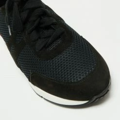 Hermes Navy Blue Suede And Leather Lace Up Sneakers Size 37 For Women -Deals Hermes Store luxury women hermes used shoes p665254 005