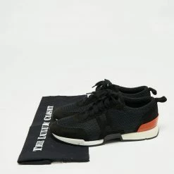 Hermes Navy Blue Suede And Leather Lace Up Sneakers Size 37 For Women -Deals Hermes Store luxury women hermes used shoes p665254 008