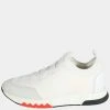 Hermes White Addict Sneaker US 9/EU 39 For Women -Deals Hermes Store luxury women hermes used shoes p667183 001