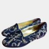 Hermes Navy Ballerine Ballet Flats Size EU 36 For Women