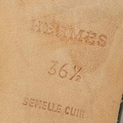 Hermes Black Leather Oasis Slide Sandals Size 36.5 For Women -Deals Hermes Store luxury women hermes used shoes p670753 003