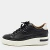 Hermes Black Leather Quicker Sneakers Size 39 For Women 2 Hermes Black Leather Quicker Sneakers Size 39 For Women -Deals Hermes Store luxury women hermes used shoes p679173 005