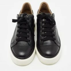 Hermes Black Leather Quicker Sneakers Size 39 For Women -Deals Hermes Store luxury women hermes used shoes p679173 007