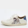 Hermes Hermés White Pégase Pop Print Leather Quicker Low Top Sneakers Size 39 For Women -Deals Hermes Store luxury women hermes used shoes p685878 002