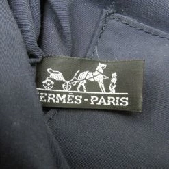 Hermes Navy Blue Cotton Medium Bolide Travel Case For Women -Deals Hermes Store luxury women hermes used travel p160937 0005