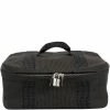 Hermes Grey/Black Canvas Herline Vanity Case For Women 2 Hermes Grey/Black Canvas Herline Vanity Case For Women -Deals Hermes Store luxury women hermes used travel p198150 002