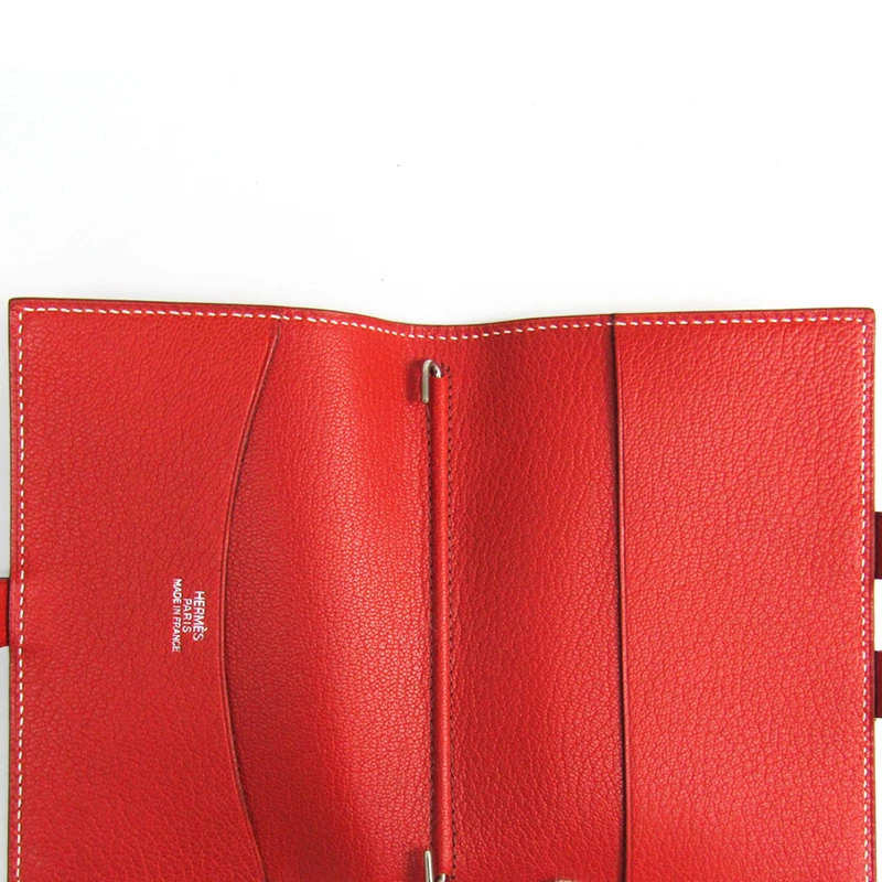 Hermes Red Chevre Mysore Leather Planner Cover For Women 4 Hermes Red Chevre Mysore Leather Planner Cover For Women - Image 2