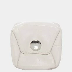 Hermes White Chevre Le Vin Quatre Coin Purse For Women