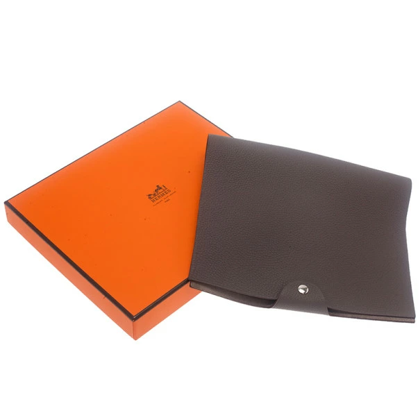 Hermes Grey Leather Agenda Cover For Women 11 Hermes Grey Leather Agenda Cover For Women - Image 9