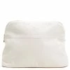 Hermes White Canvas GM BolideCosmetic Pouch For Women