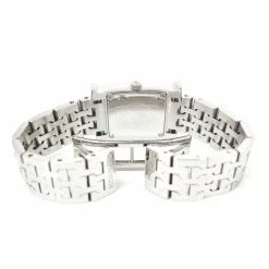 Hermes Cream Stainless Steel H Women's Wristwatch 22MM For Women -Deals Hermes Store luxury women hermes used watches p1072 005