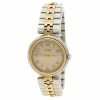 Hermes Beige Gold Tone And Stainless Steel Clipper Women's Wristwatch 25 Mm For Women -Deals Hermes Store luxury women hermes used watches p111320 001