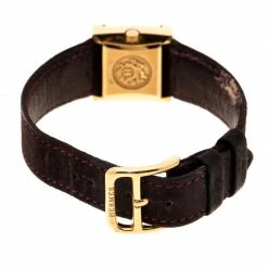 Hermes Mother Of Pearl Diamond & 18K Gold Glissade GL1.271 Women's Wristwatch 20 Mm For Women -Deals Hermes Store luxury women hermes used watches p158249 0006