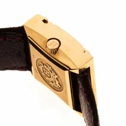 Hermes Mother Of Pearl Diamond & 18K Gold Glissade GL1.271 Women's Wristwatch 20 Mm For Women -Deals Hermes Store luxury women hermes used watches p158249 0007