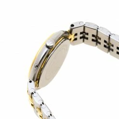 Hermes White Gold Plated And Stainless Steel Clipper Women's Wristwatch 25 Mm For Women -Deals Hermes Store luxury women hermes used watches p185569 002