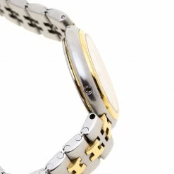 Hermes White Gold Plated And Stainless Steel Clipper Women's Wristwatch 25 Mm For Women -Deals Hermes Store luxury women hermes used watches p185569 003