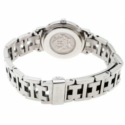 Hermes Pink Stainless Steel Clipper CL4.210 Women's Wristwatch 24MM For Women -Deals Hermes Store luxury women hermes used watches p195245 007