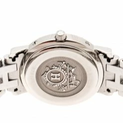 Hermes Peach Stainless Steel Clipper CL4.210 Women's Wristwatch 24 Mm For Women -Deals Hermes Store luxury women hermes used watches p201779 1560678957 003